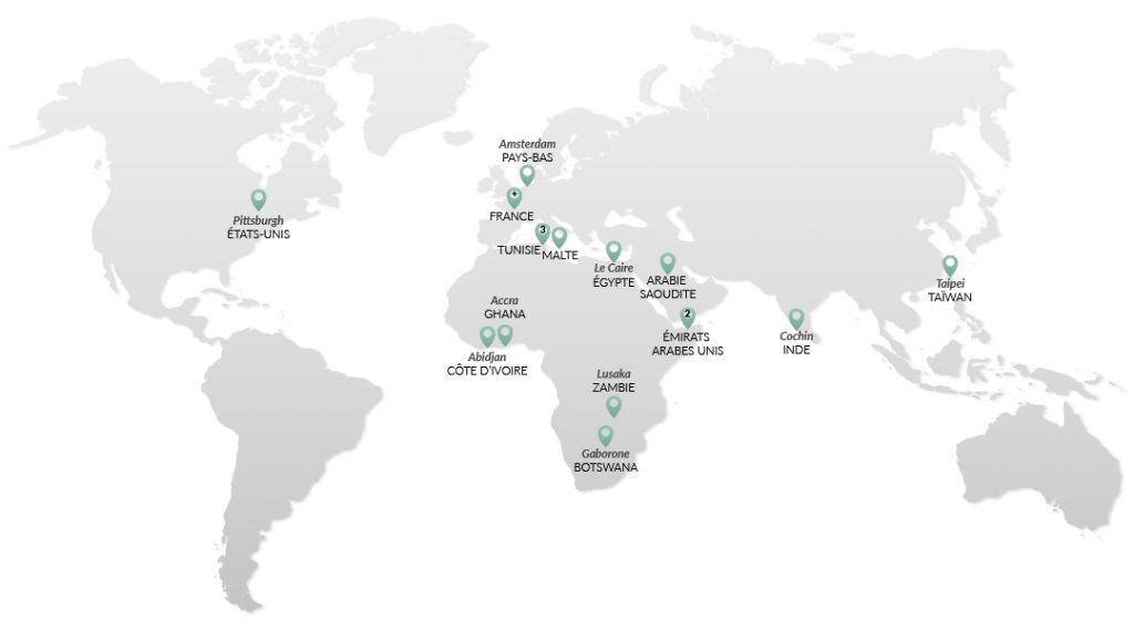 Villes du monde dans un processus d'expérimentation de la smart city