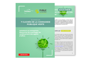 Couverture du livre blanc sur les clichés de la commande publique verte