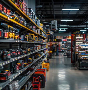 image d'un magasin d'outils et matériel pour les professionnels de la construction